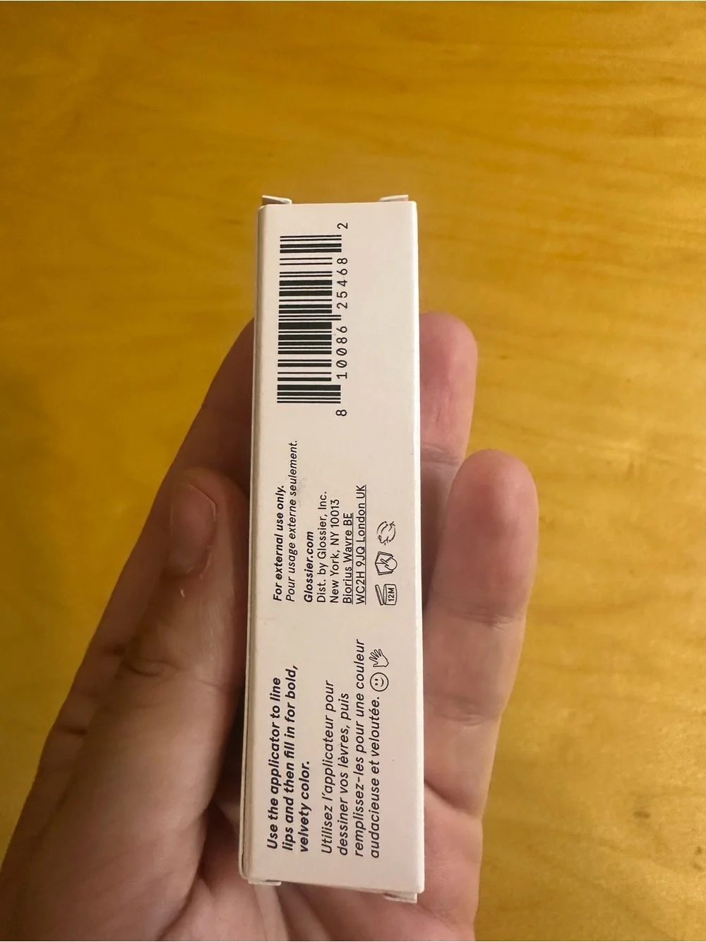 Glossier G Suit Lip Crème in Jet Red NEW